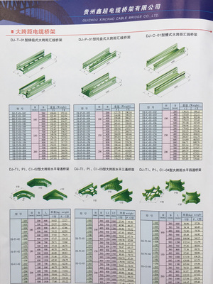 贵阳大跨距电缆桥架